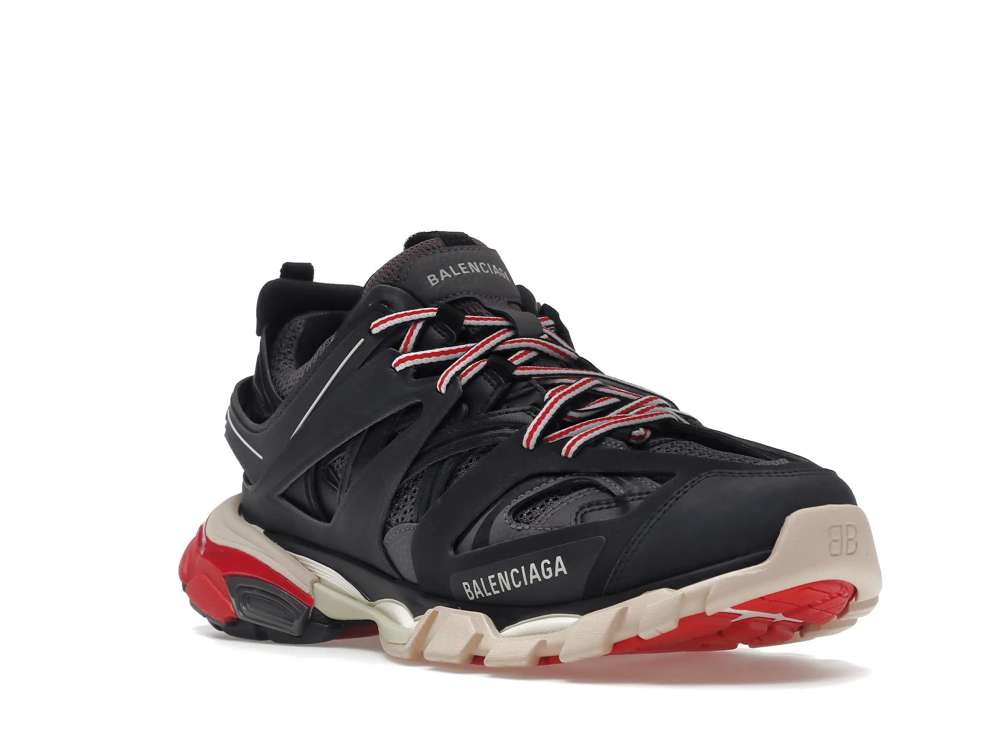 BALENCIAGAA TRACK BLACK RED GREY