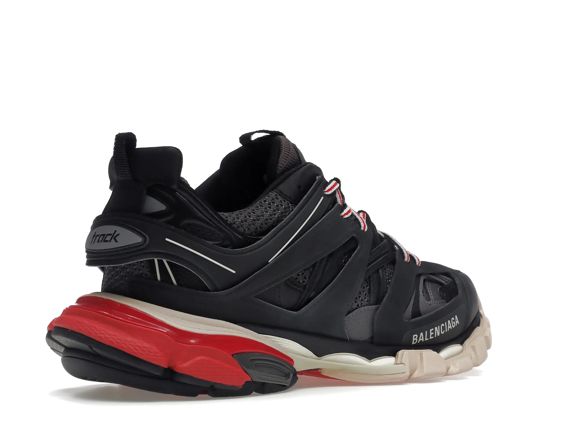 BALENCIAGAA TRACK BLACK RED GREY