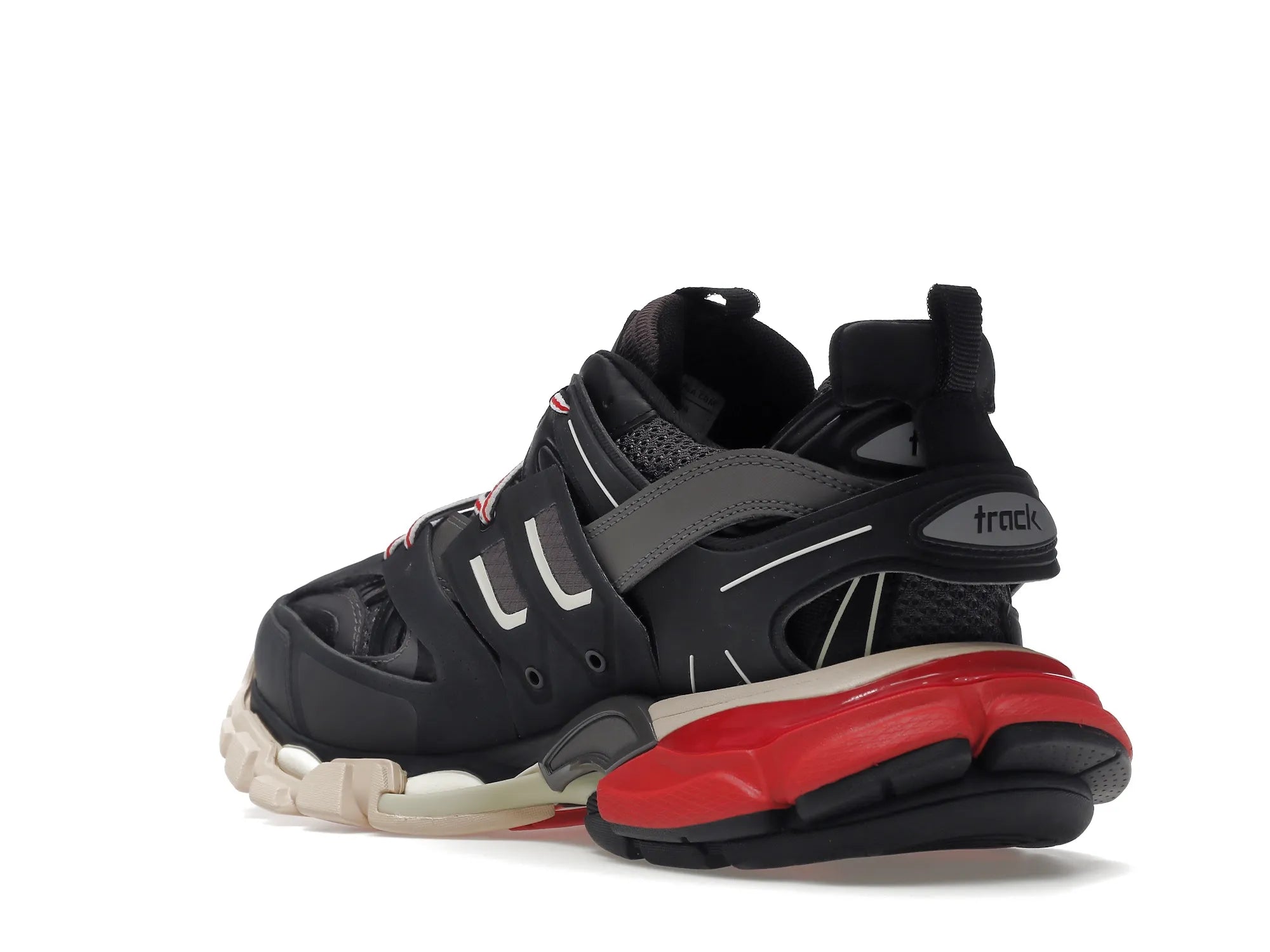 BALENCIAGAA TRACK BLACK RED GREY