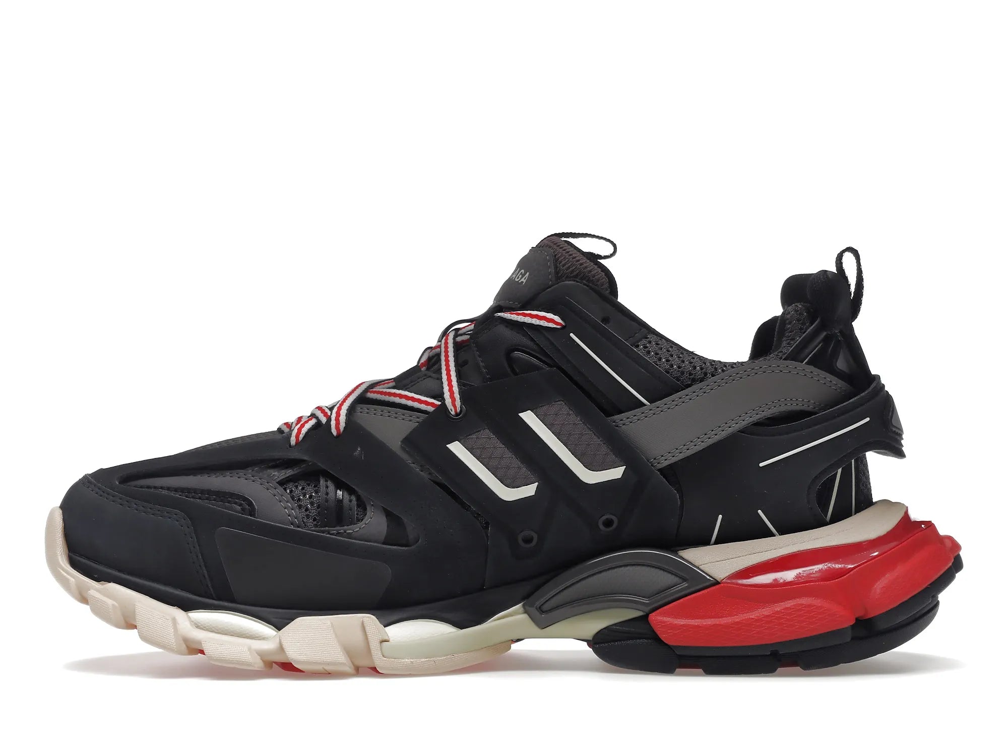 BALENCIAGAA TRACK BLACK RED GREY