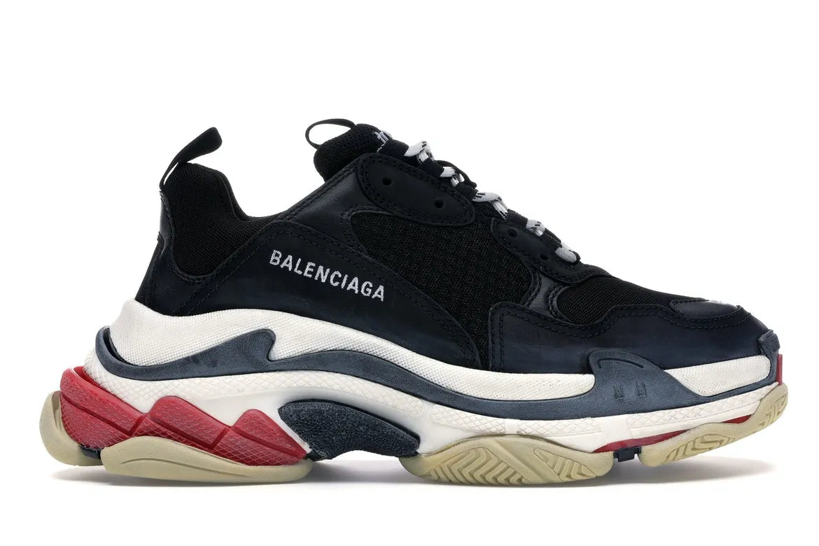 BALENCIAGAA TRIPLE S B/W/RED