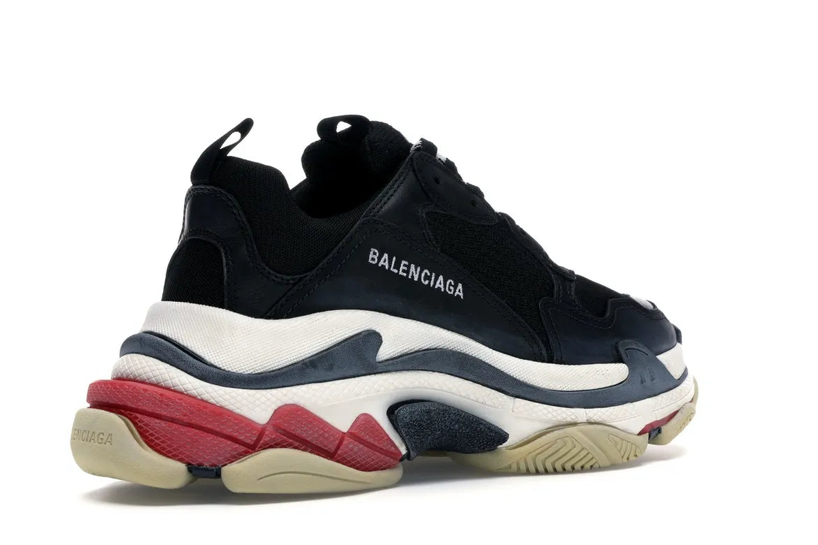 BALENCIAGAA TRIPLE S B/W/RED