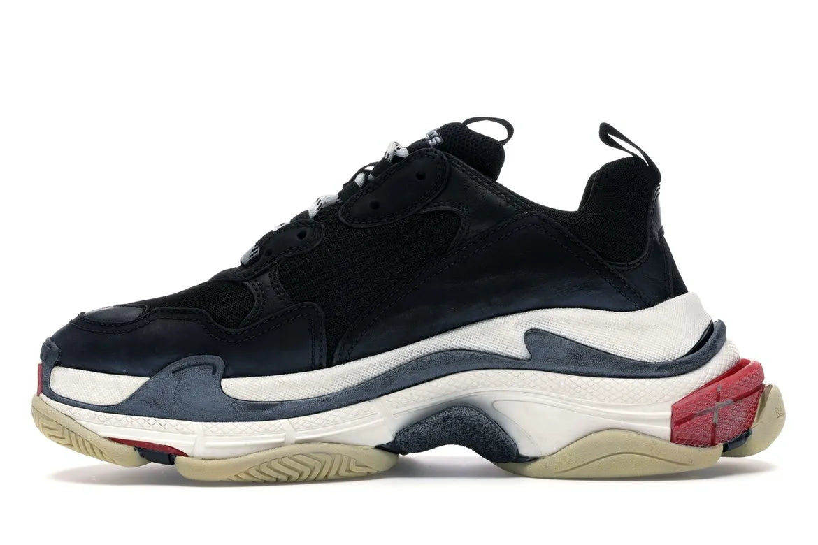 BALENCIAGAA TRIPLE S B/W/RED