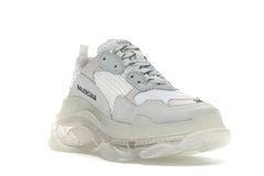 BALENCIAGAA TRIPLE S WHITE CLEAR SOLE