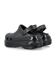 WMNs CROCS BLACK CHUNKY CROCS CLOG - COMFORT & STYLE