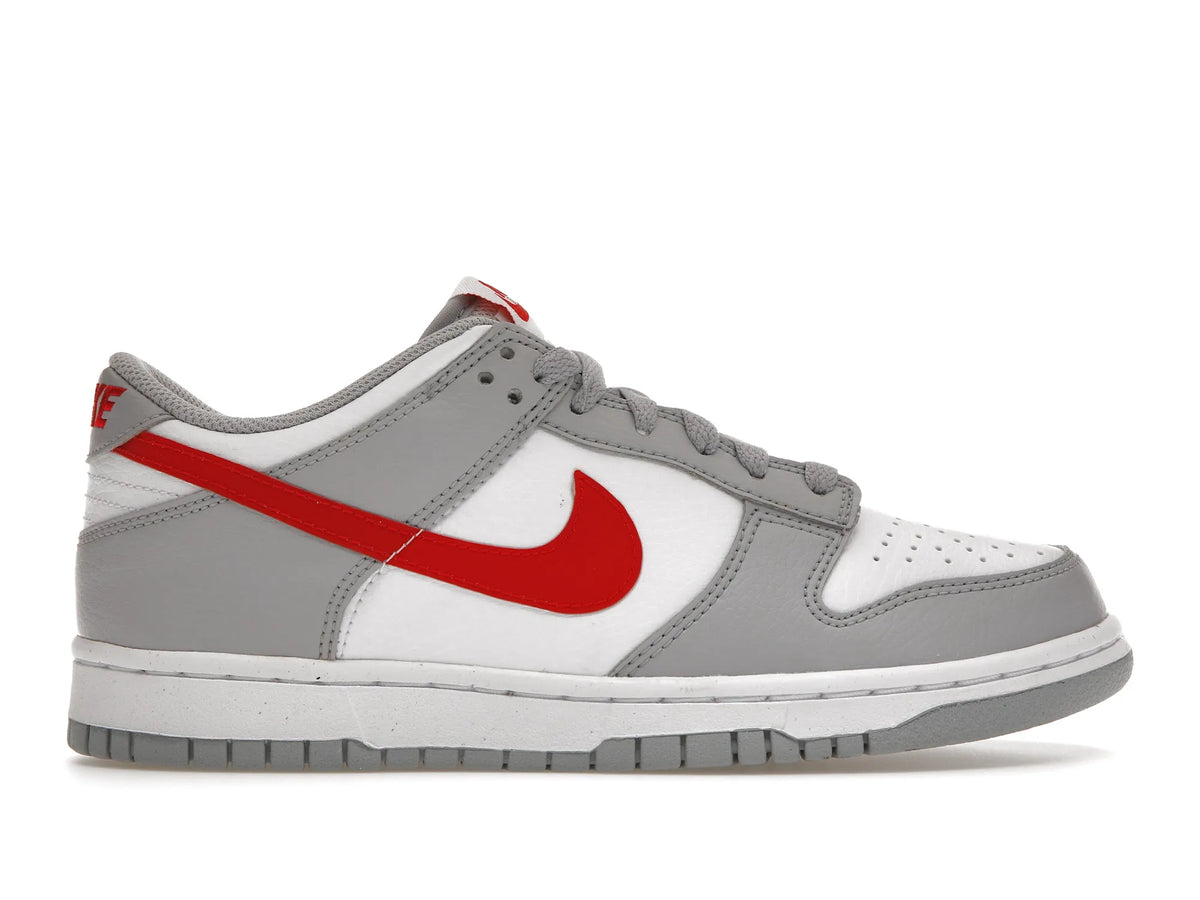 DUNK LOW WHITE WOLF GREY UNIVERSITY RED