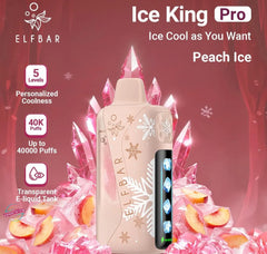 ice king pro 40k puffs peach ice