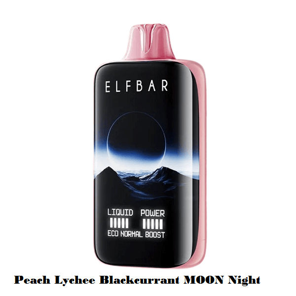 MOON NIGHT 40000 PUFFS PEACH LYCHE BLACKCURRANT