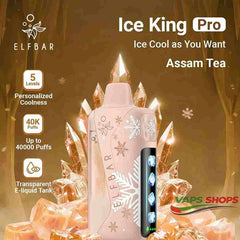 ice king pro 40k puffs  assam tea