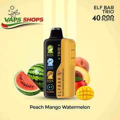 Elfbar trio 40k puffs peach mango