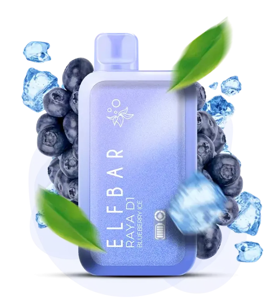 ELFBAR RAYA D1 13000 PUFF  BLUEBERRY ICE