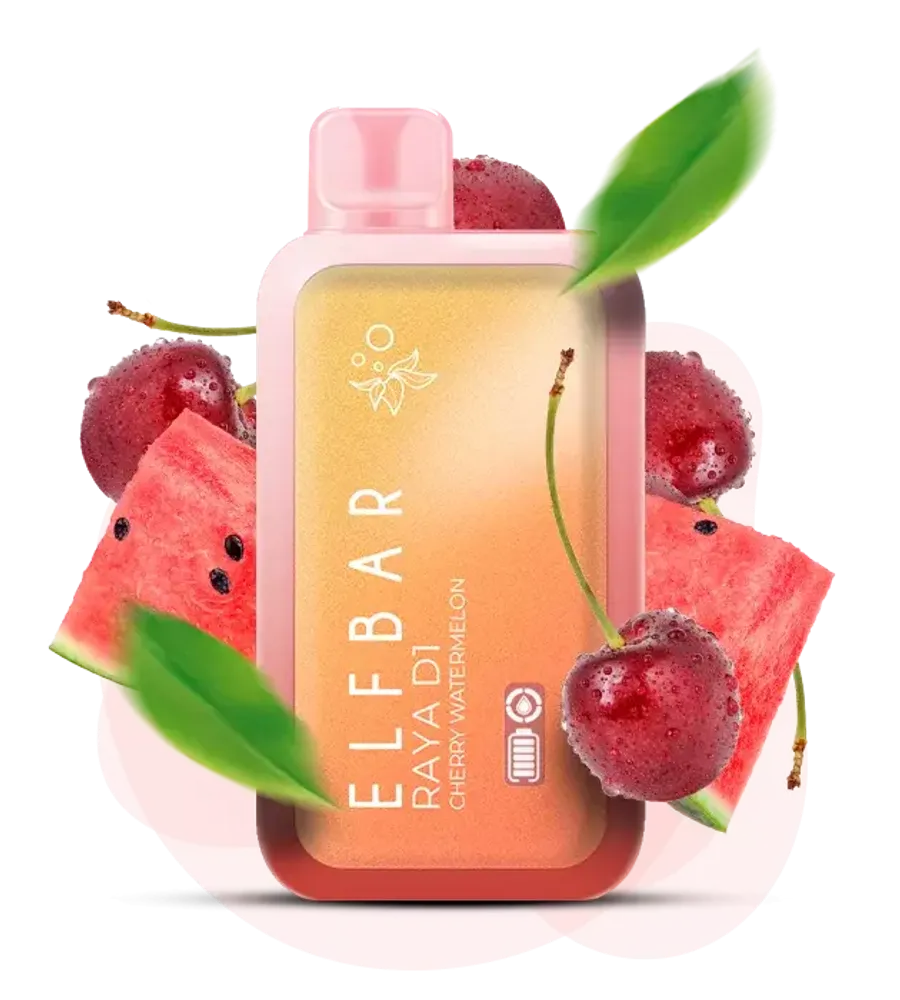 ELFBAR RAYA D1 13000 PUFF  CHERRY WATERMELON