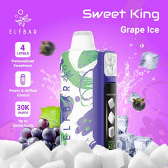 Elfbar sweet king new arrivals 30k puffs Grape Ice