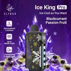 ice king pro 40k puffs blackcurrant passion fruit