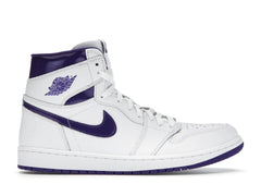 NIKE AIR JORDAN 1 HIGH COURT PURPLE WHITE