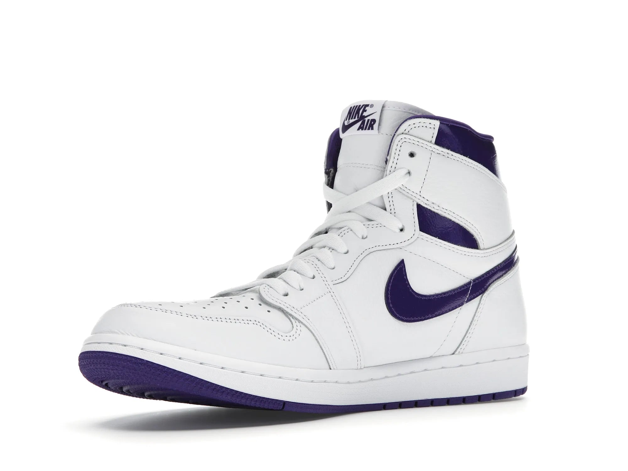 NIKE AIR JORDAN 1 HIGH COURT PURPLE WHITE