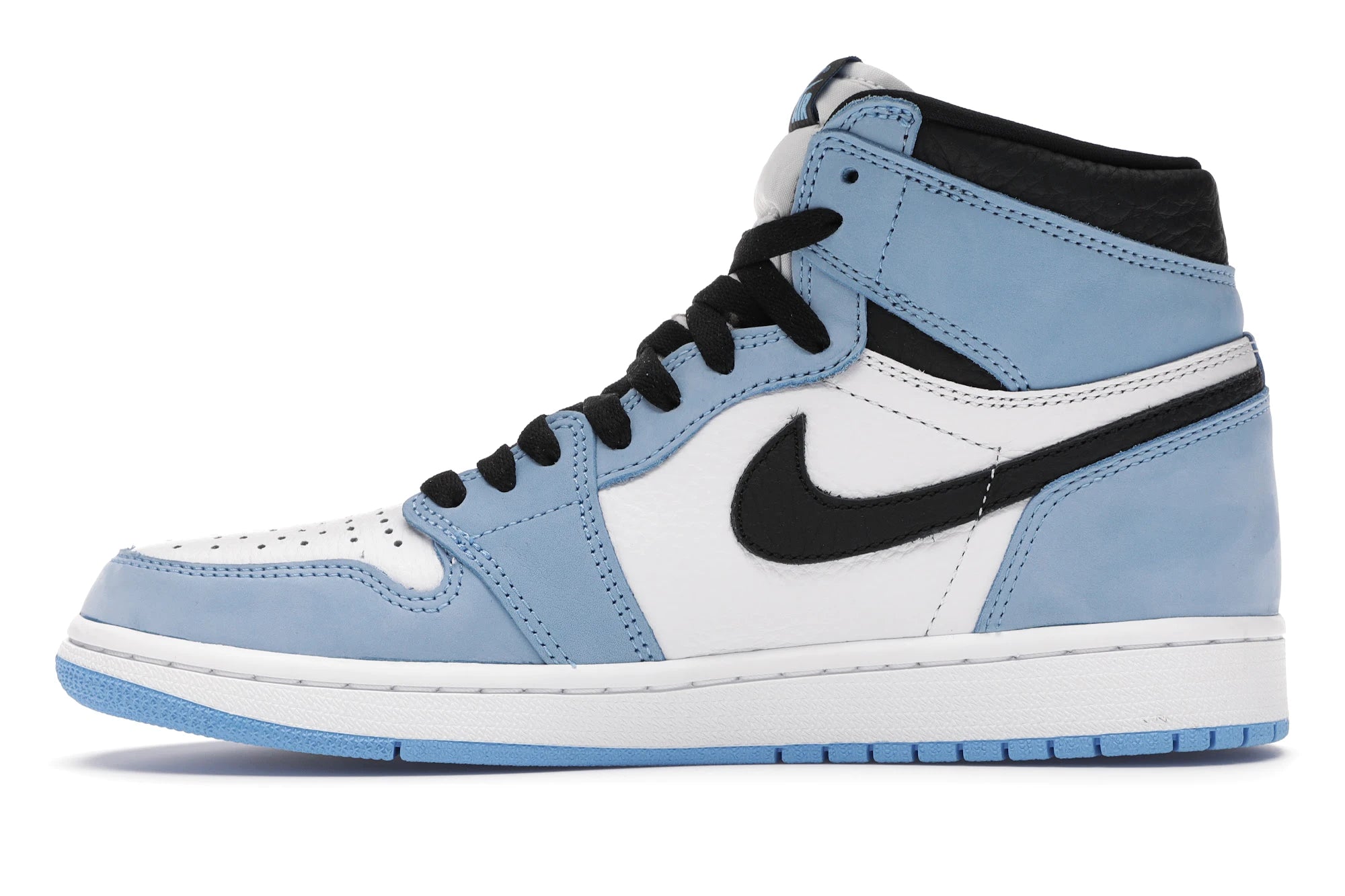 NIKE AIR JORDAN 1 HIGH WHITE UNIVERSITY BLUE UA QUALITY