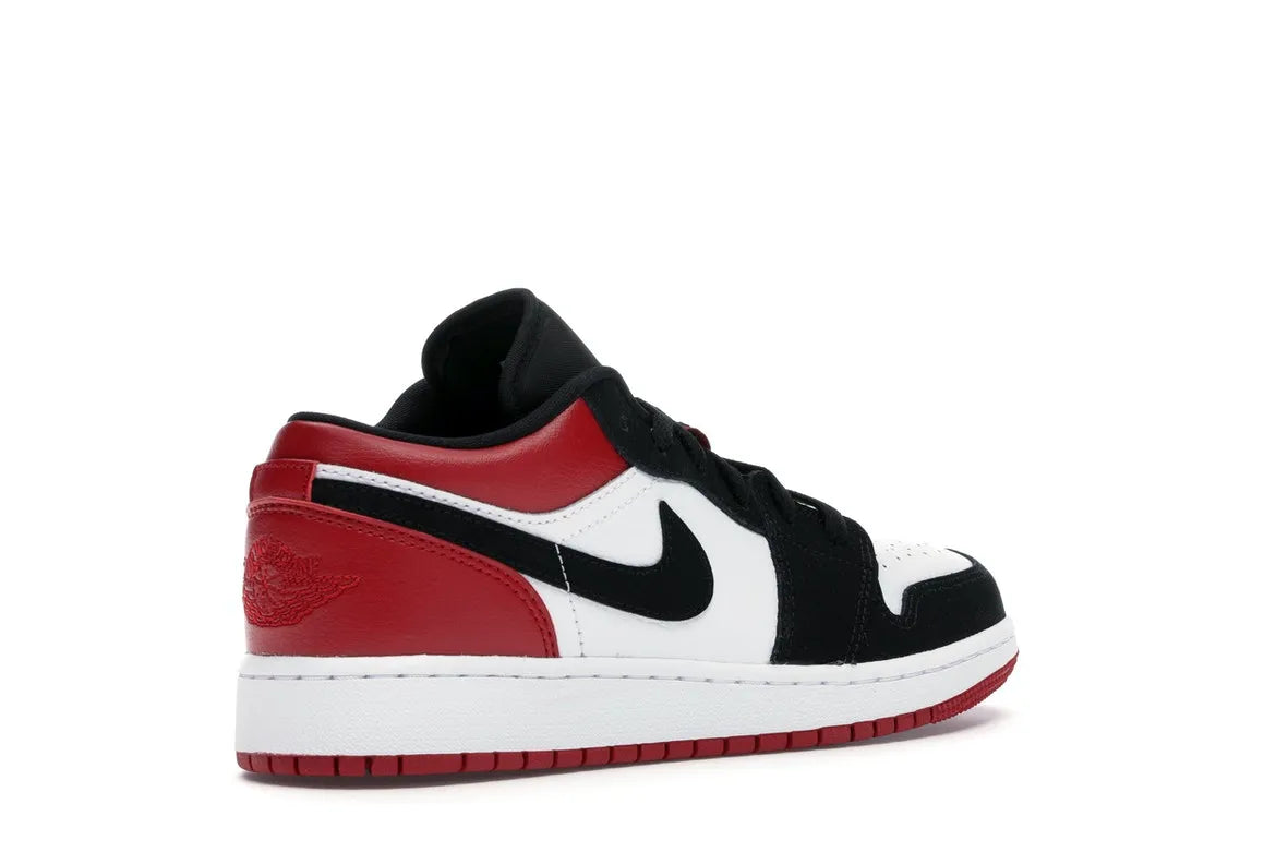 NIKE AIR JORDAN 1 LOW BLACK TOE