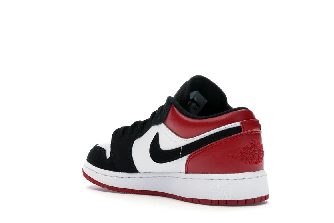 NIKE AIR JORDAN 1 LOW BLACK TOE