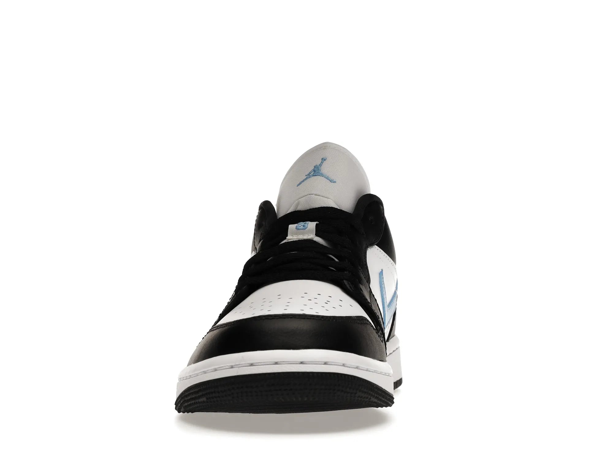 NIKE AIR JORDAN 1 LOW BLACK UNIVERSITY BLUE WHITE