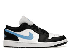 NIKE AIR JORDAN 1 LOW BLACK UNIVERSITY BLUE WHITE