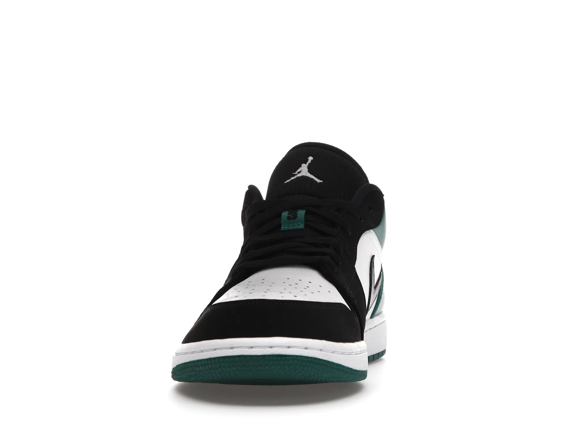 NIKE AIR JORDAN 1 LOW WHITE BLACK MYSTIC GREEN Lebrougesind