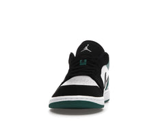 NIKE AIR JORDAN 1 LOW WHITE BLACK MYSTIC GREEN