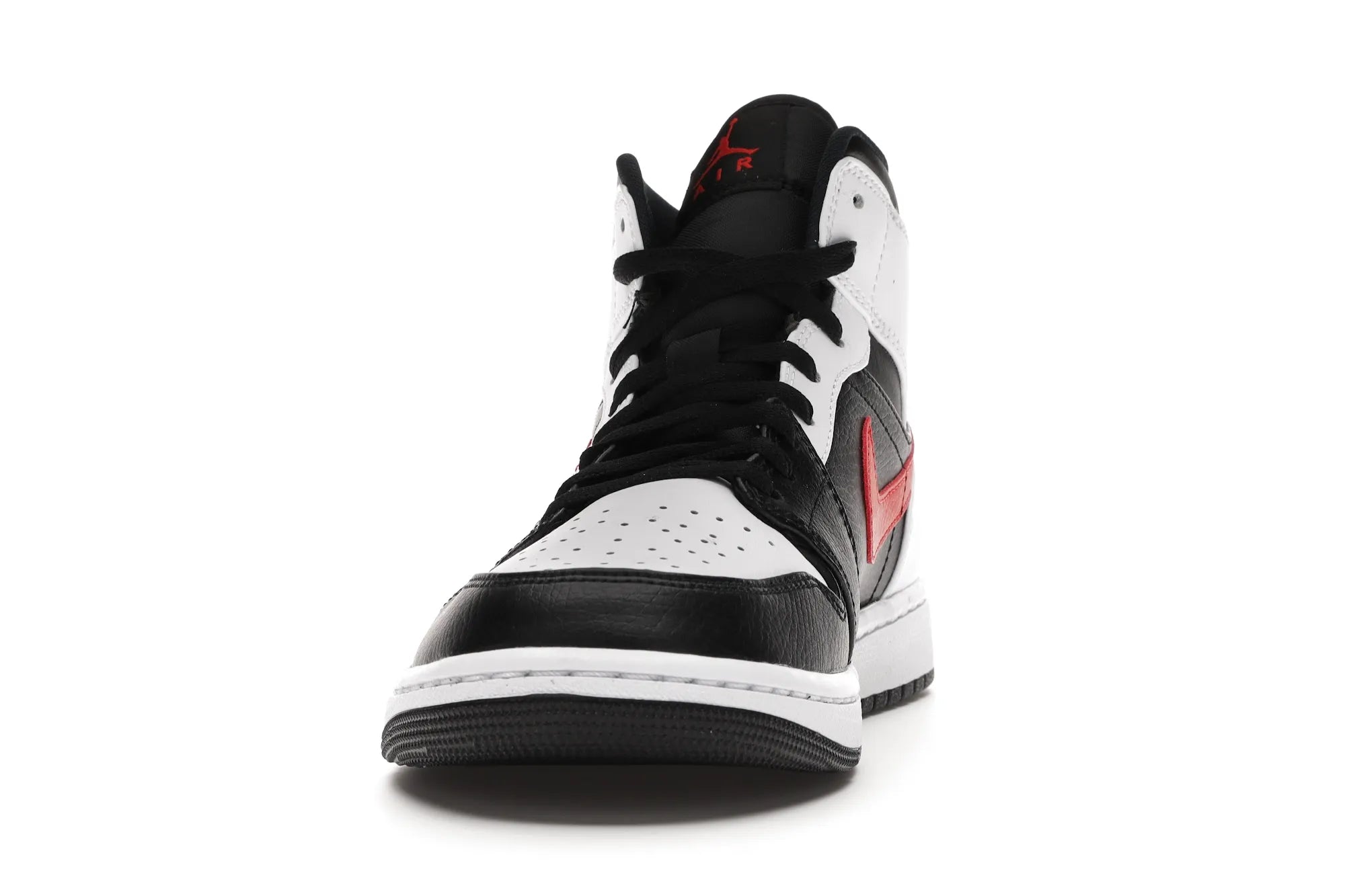 NIKE AIR JORDAN 1 MID BLACK CHILE RED WHITE