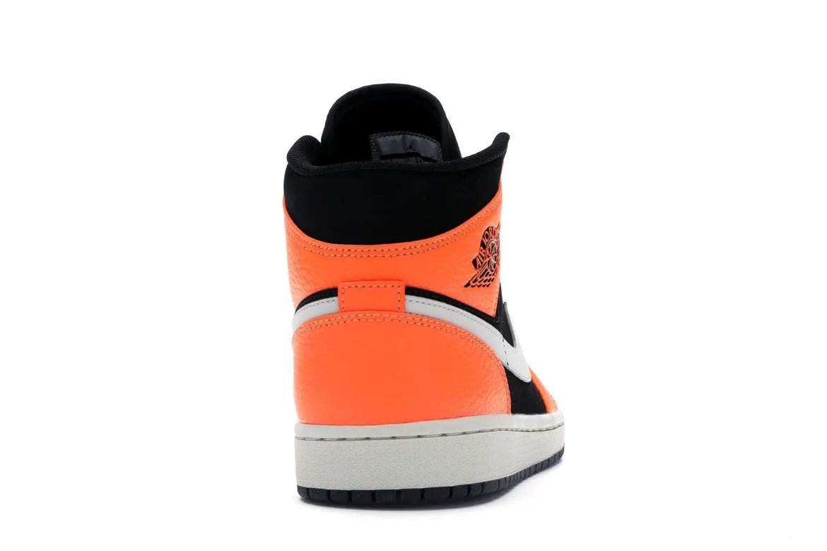 NIKE AIR JORDAN 1 MID BLACK CONE