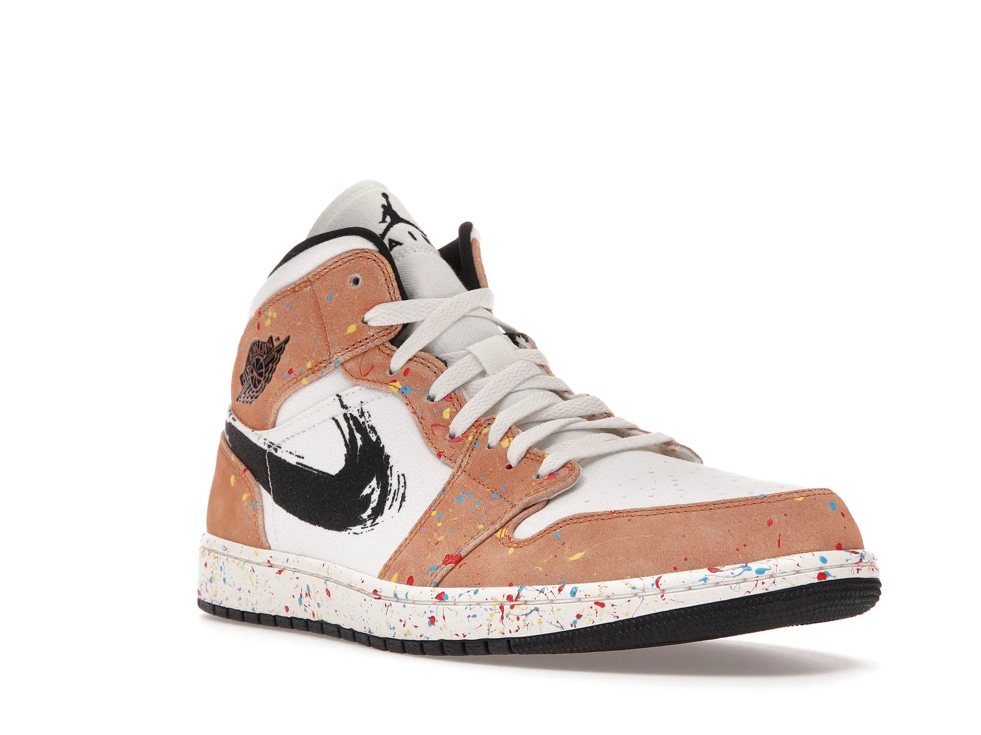 NIKE AIR JORDAN 1 MID BRUSHSTROKE