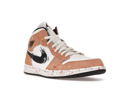 NIKE AIR JORDAN 1 MID BRUSHSTROKE