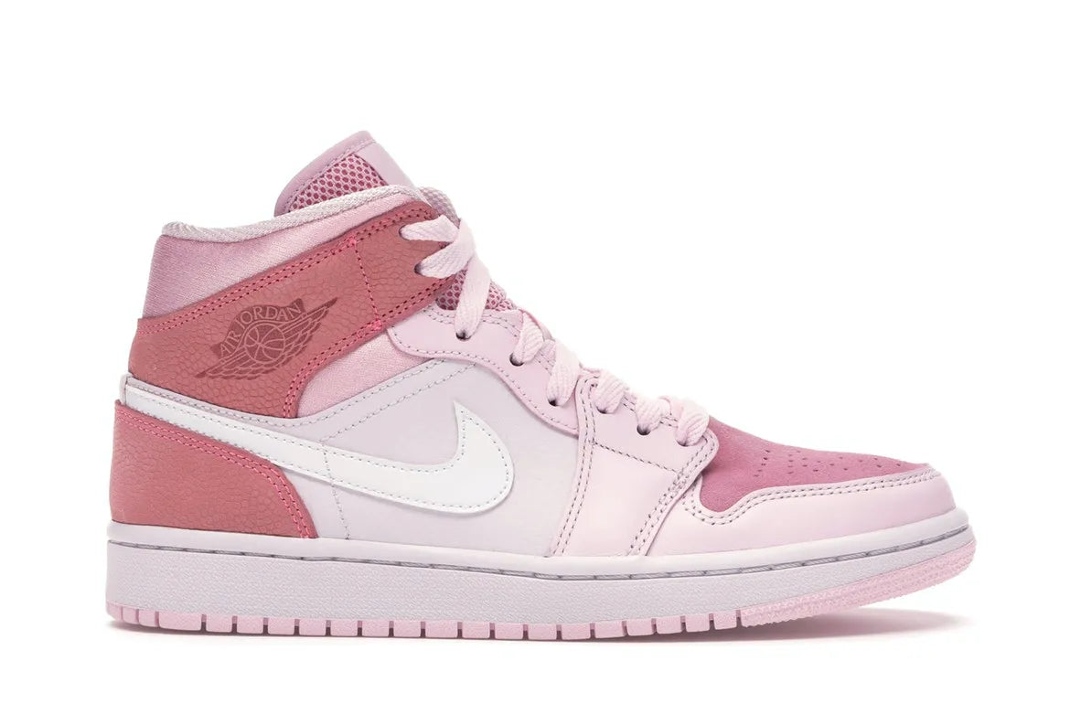 NIKE AIR JORDAN 1 MID DIGITAL PINK