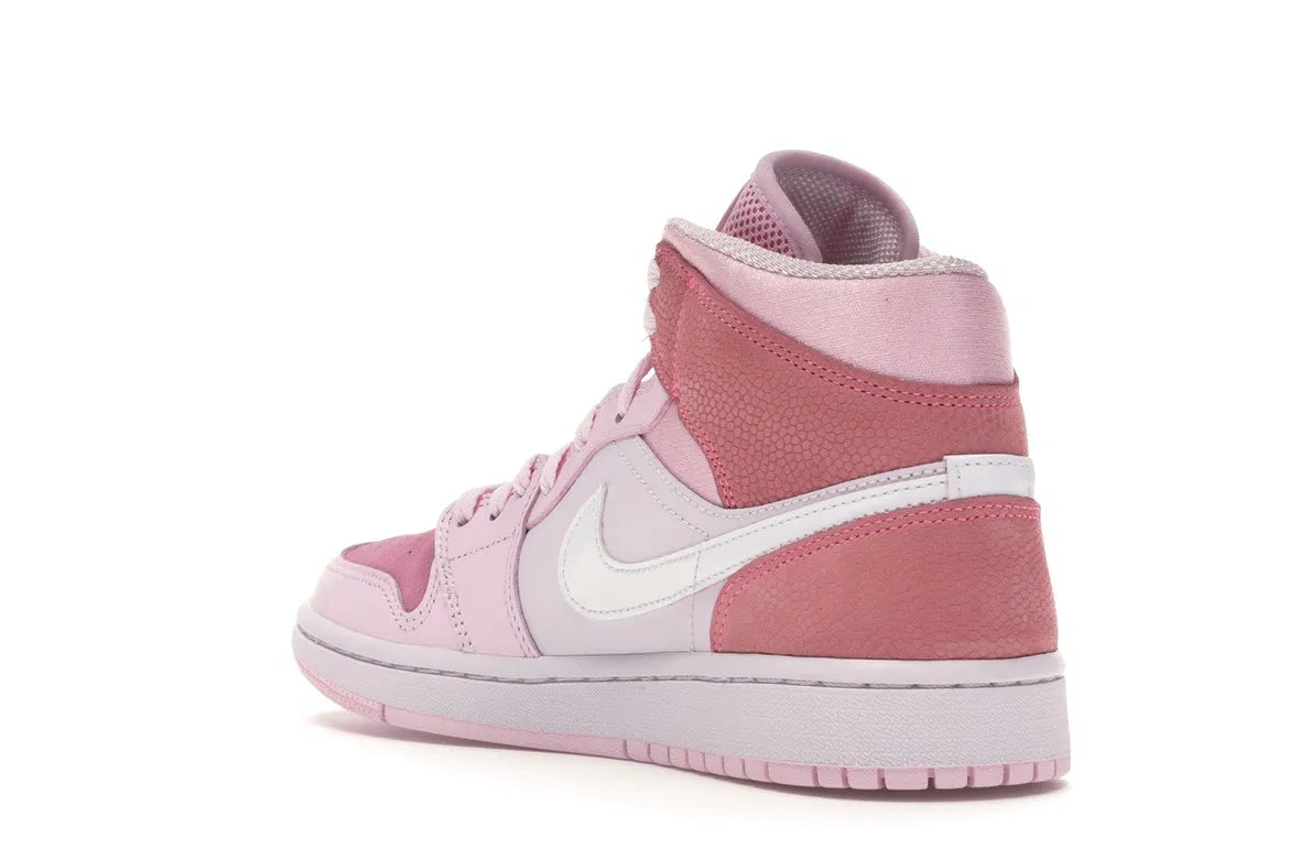 NIKE AIR JORDAN 1 MID DIGITAL PINK