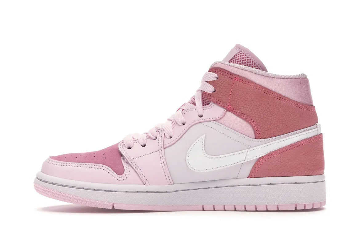 NIKE AIR JORDAN 1 MID DIGITAL PINK