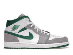 NIKE AIR JORDAN 1 MID GREY GREEN