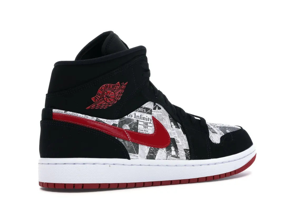 NIKE AIR JORDAN 1 MID NEWSPAPER