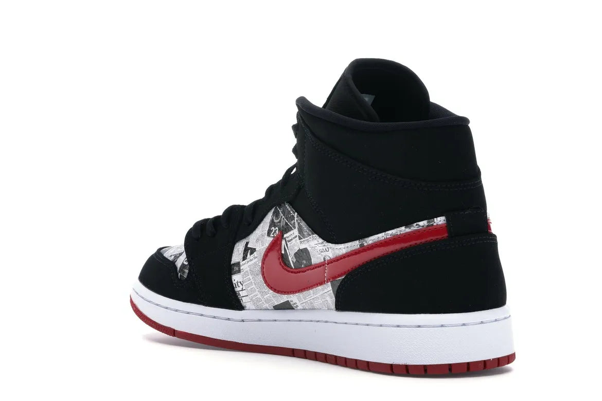 NIKE AIR JORDAN 1 MID NEWSPAPER