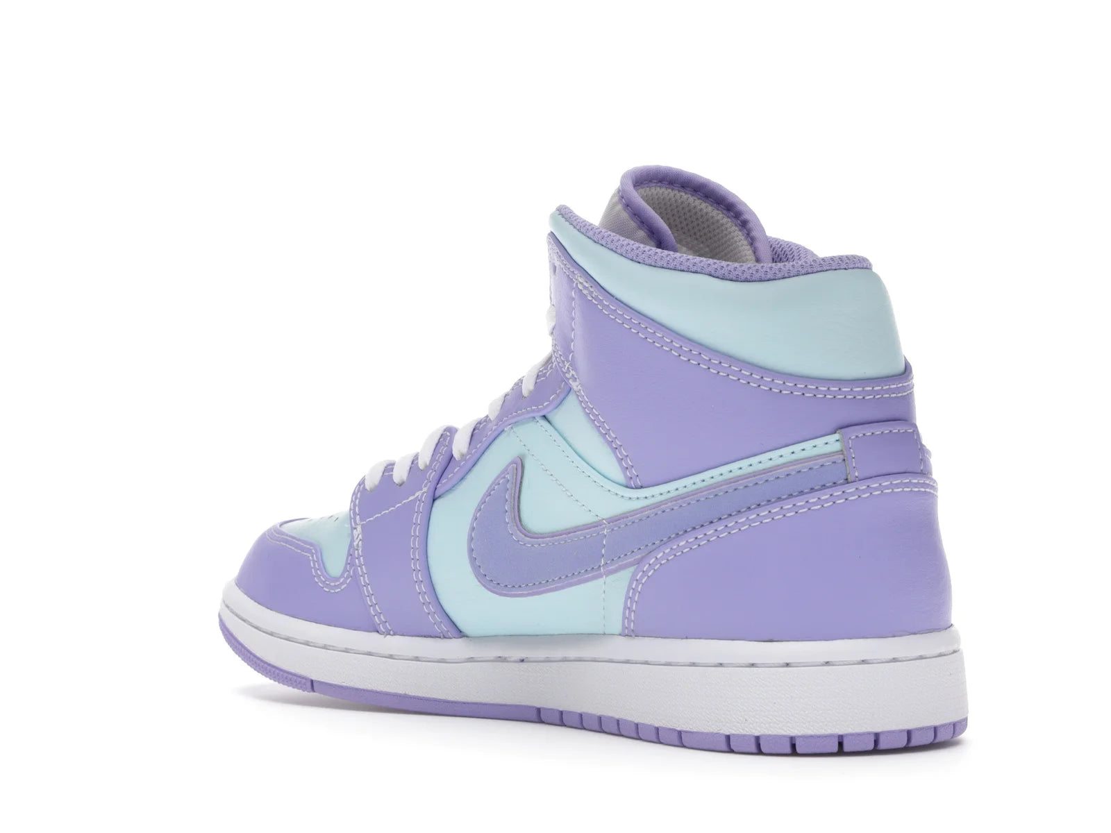 NIKE AIR JORDAN 1 MID PURPLE AQUA