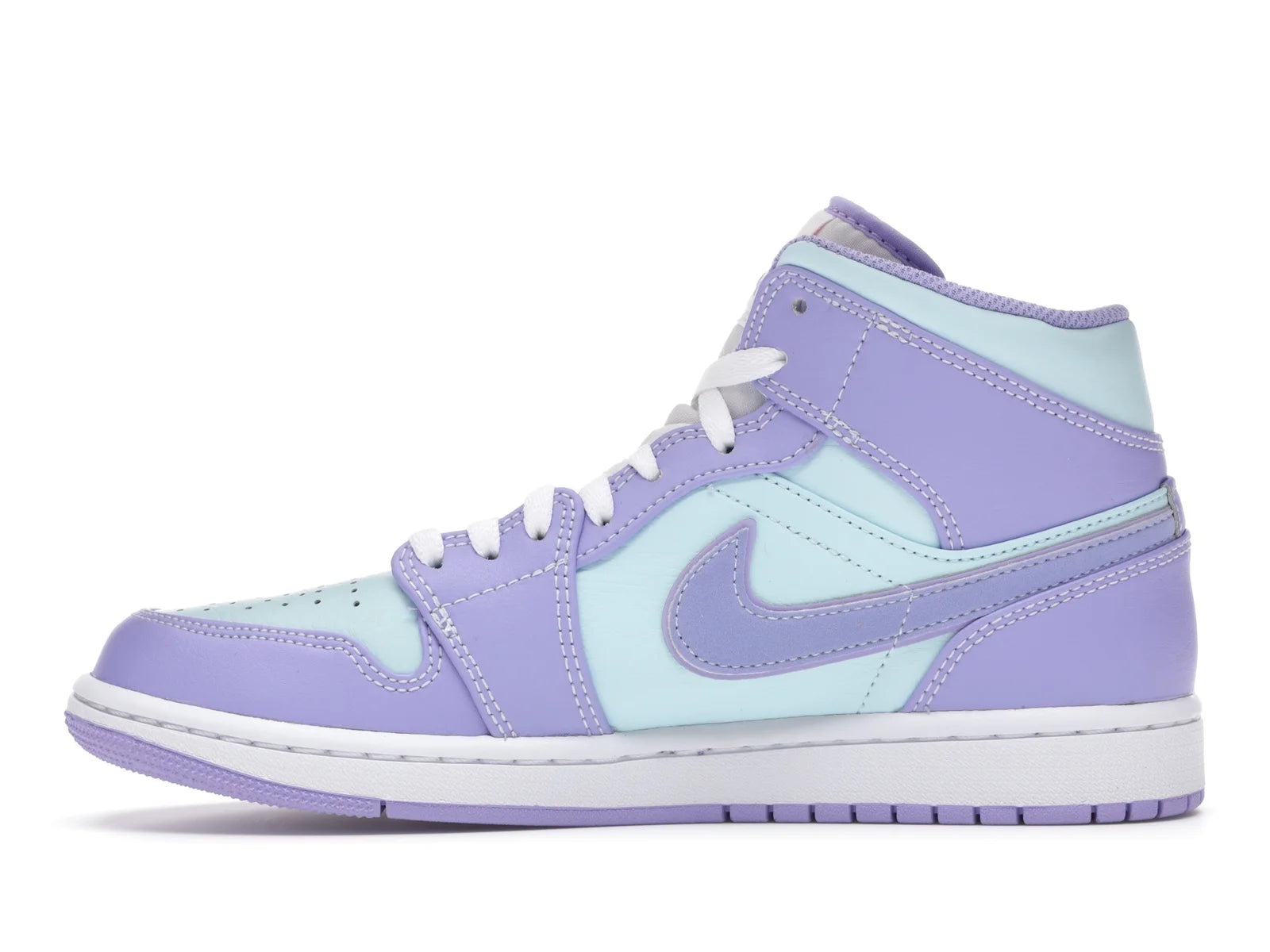 NIKE AIR JORDAN 1 MID PURPLE AQUA