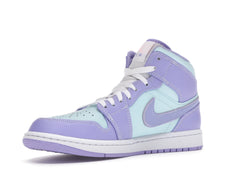 NIKE AIR JORDAN 1 MID PURPLE AQUA