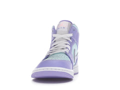 NIKE AIR JORDAN 1 MID PURPLE AQUA