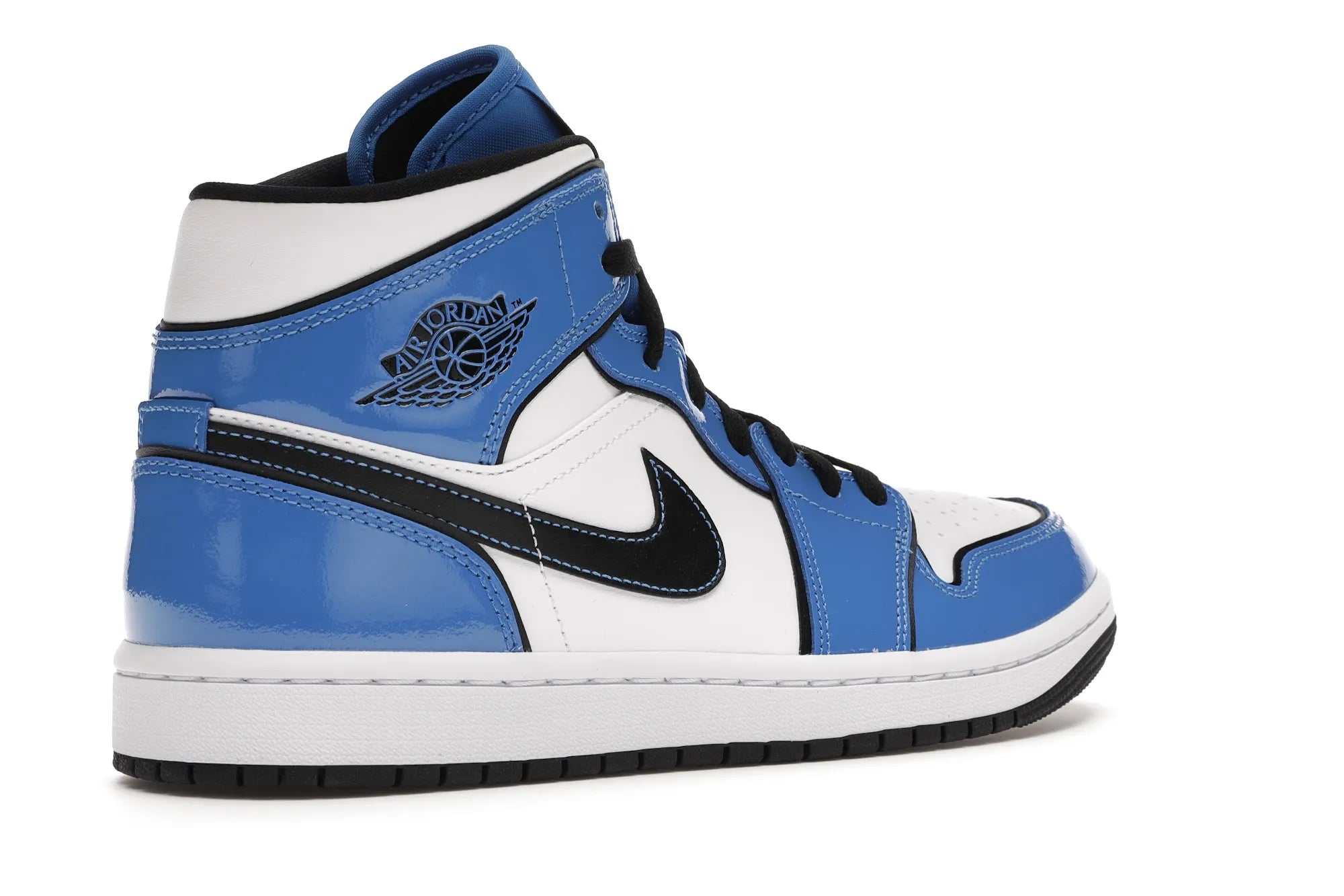 NIKE AIR JORDAN 1 MID SIGNAL BLUE