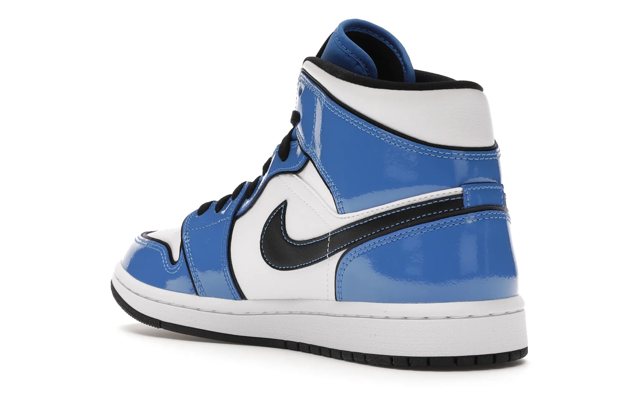 NIKE AIR JORDAN 1 MID SIGNAL BLUE