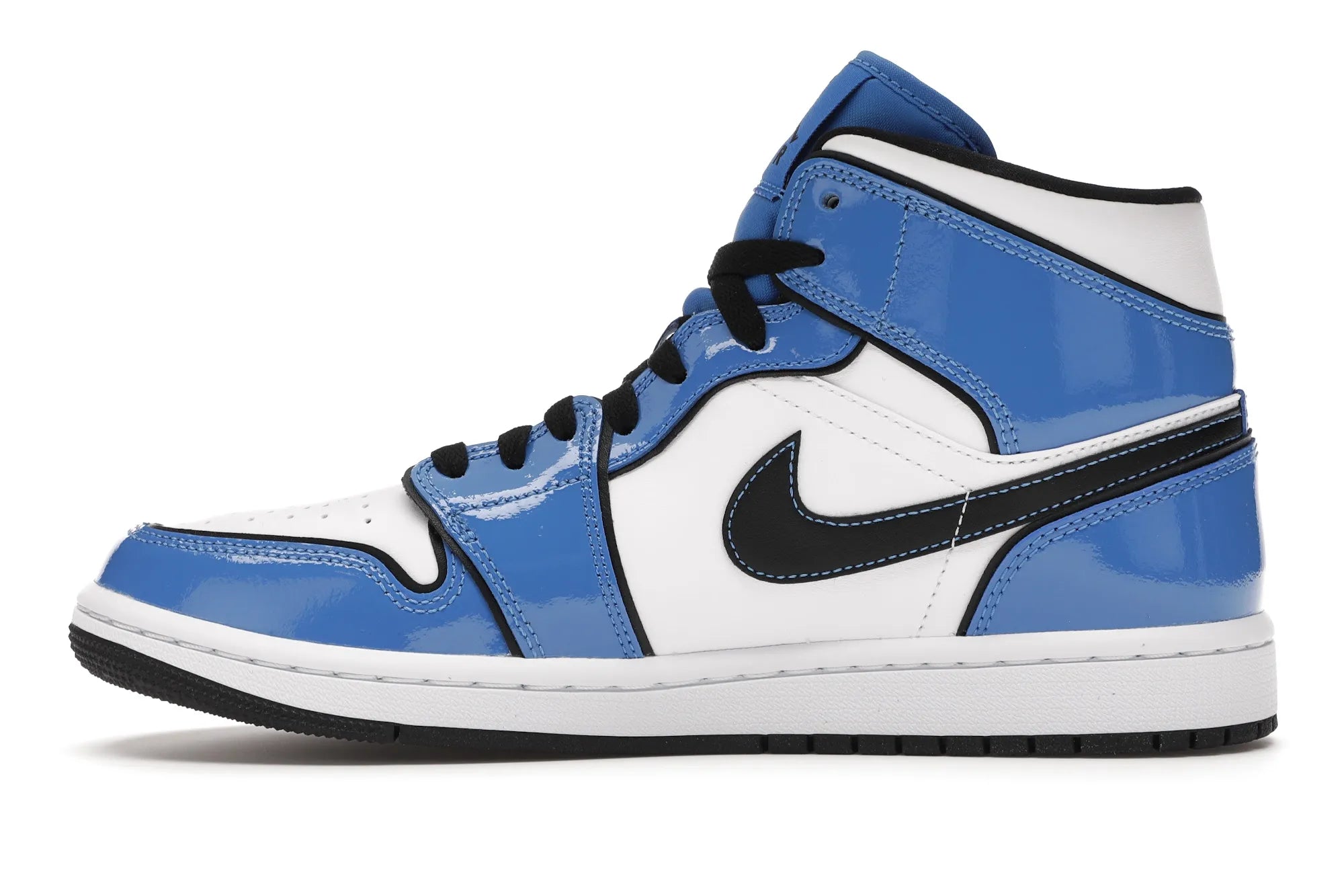 NIKE AIR JORDAN 1 MID SIGNAL BLUE