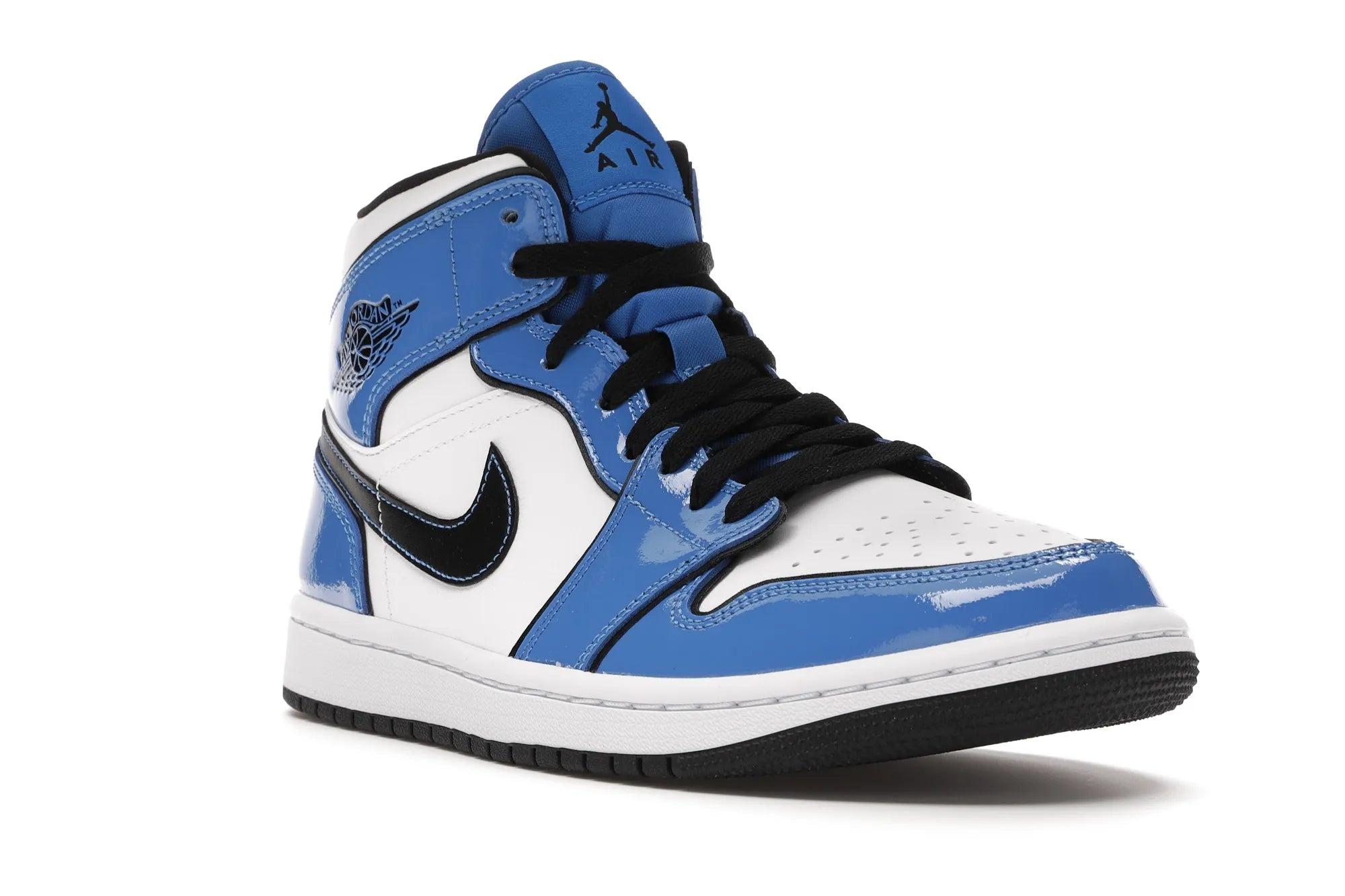 NIKE AIR JORDAN 1 MID SIGNAL BLUE