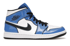 NIKE AIR JORDAN 1 MID SIGNAL BLUE