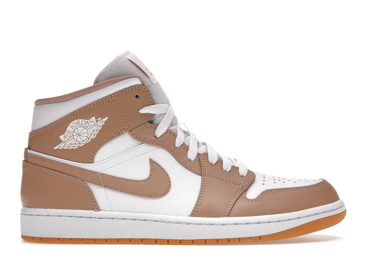 NIKE AIR JORDAN 1 MID TAN GUM