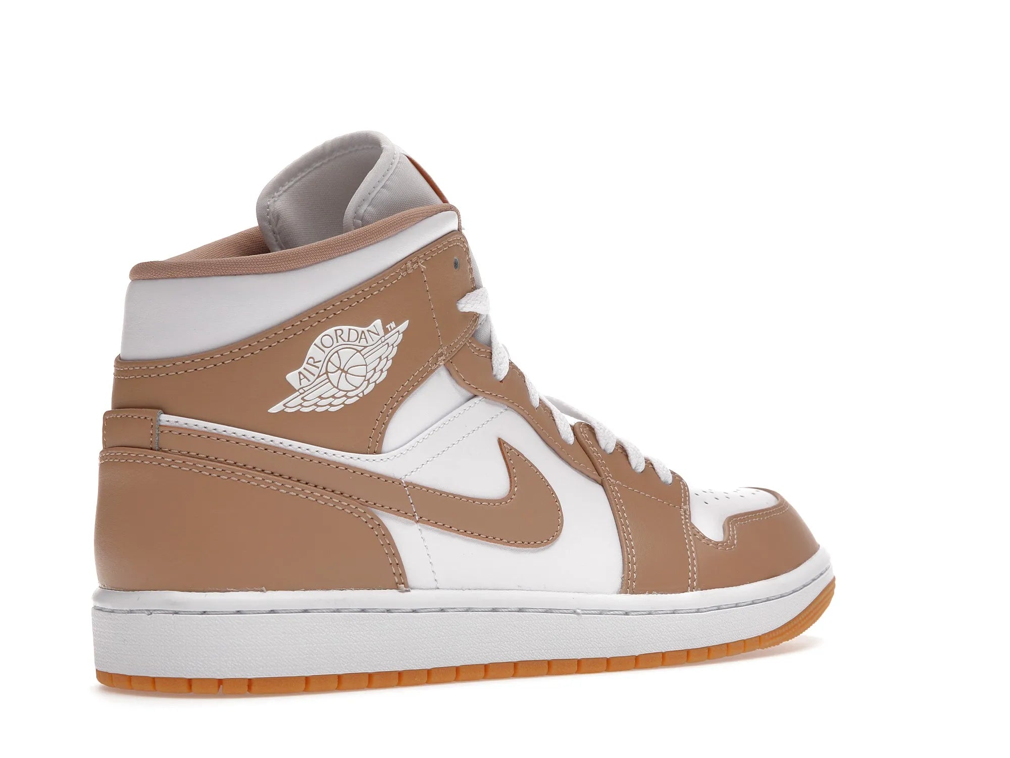 NIKE AIR JORDAN 1 MID TAN GUM