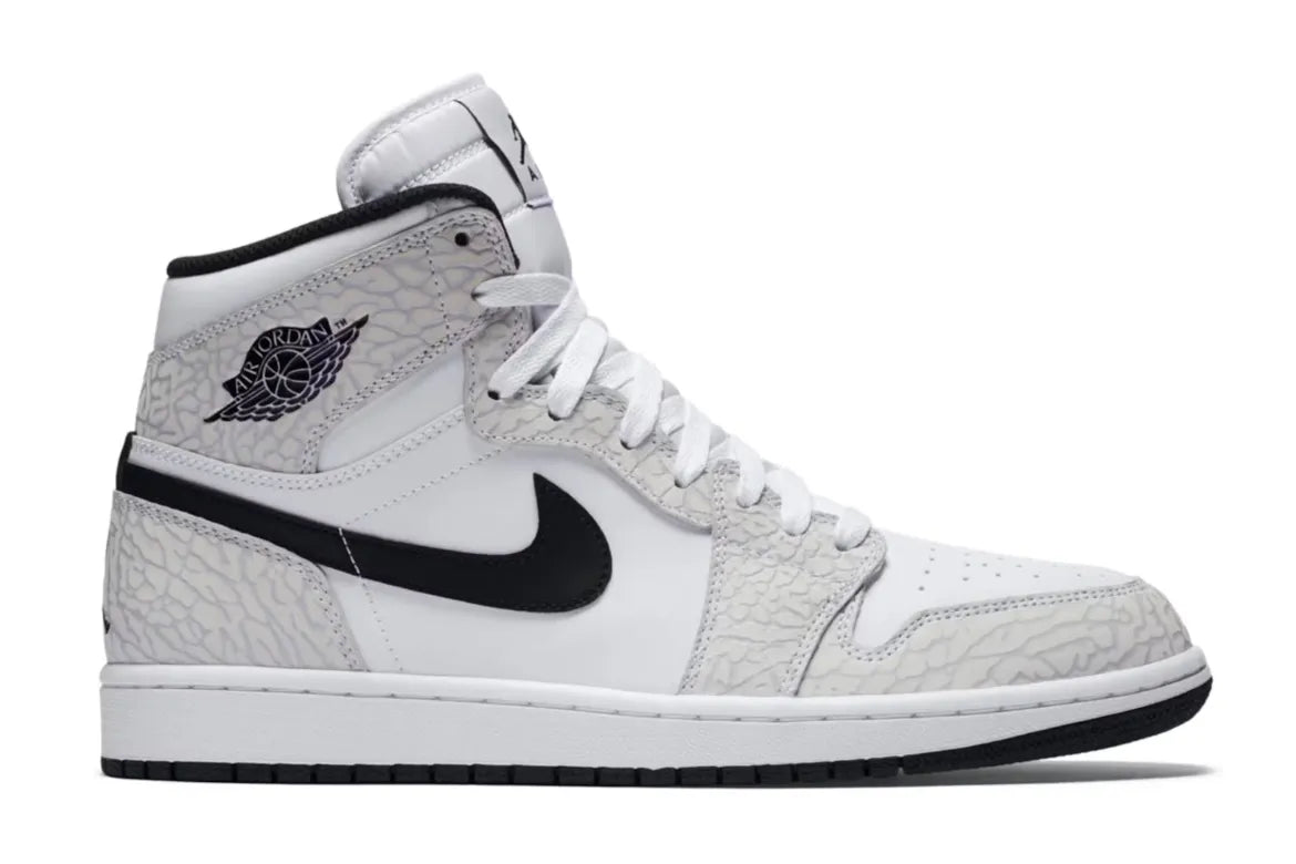 NIKE AIR JORDAN 1 RETRO WHITE ELEPHANT PRINT