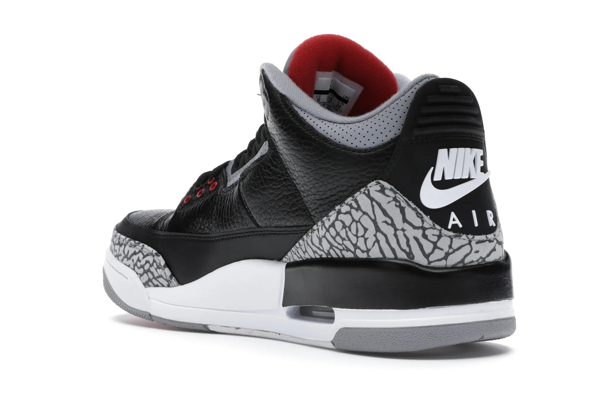 AIR JORDAN 3 RETRO BLACK CEMENT